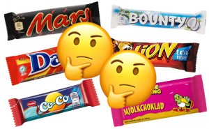 Quiz: Vilken chokladbit är billigast?